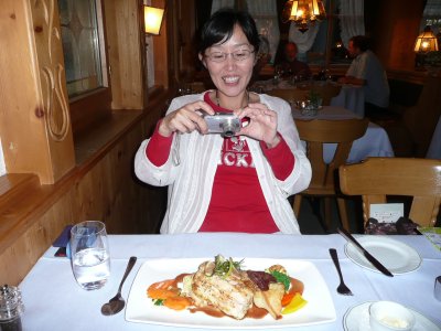 As the hotel didn't offer dinner, we went to hotel Spannort