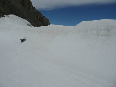 Ice Flyer, ride with Snow Scoot