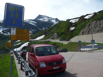 Viewpoint south of Sankt Gotthard