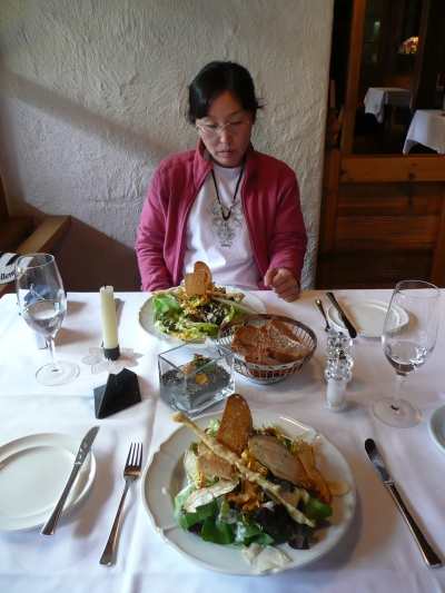 Did she eat all by herself or did we change plates?