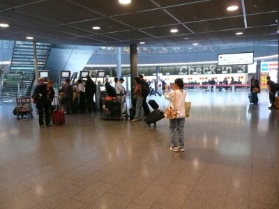 Self Checkin at airport Kloten, hope we will meet soon again