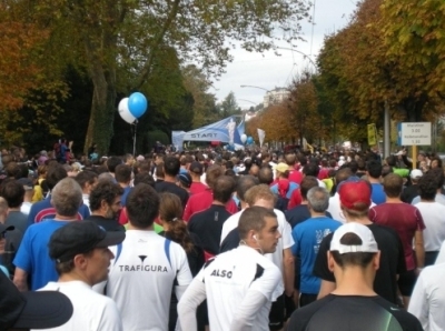 Behind 3h00 block, warm up done, ready to run