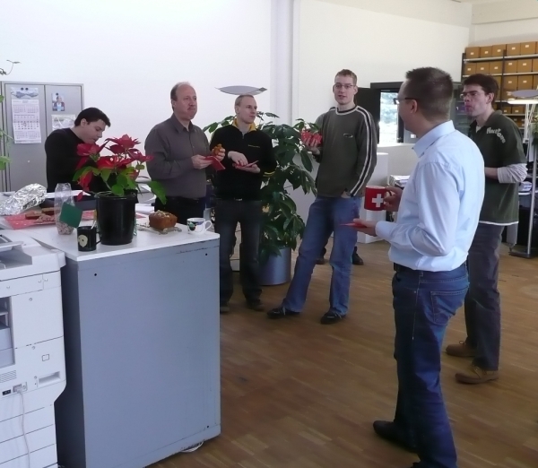 From left to right: Jan, Urs, Thomas, Sven, Cornel, Lukas
